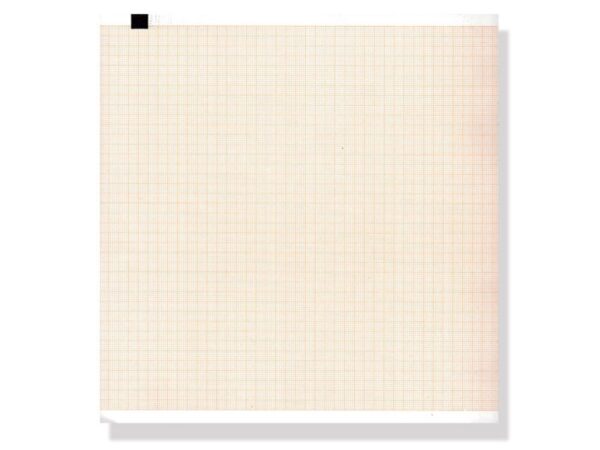 Carta Termica per ECG 210x300 mm Griglia Arancio Phenol Free - 10 pezzi