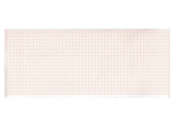 Carta Termica per ECG Physio Control 107x25 mm Griglia Arancio Phenol Free - 60