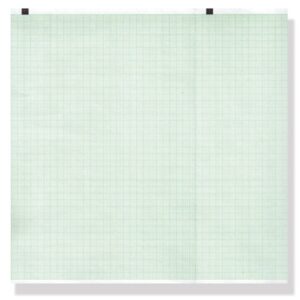 Carta Termica per ECG 210x140 mm Griglia Verde Compatibile Schiller - 25 pezzi