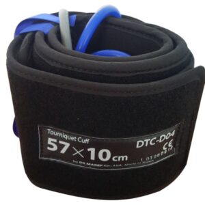 Bracciale Tourniquet Doppio Antipizzicamento 57x10 cm Braccio M Blu - Ricambio - 2