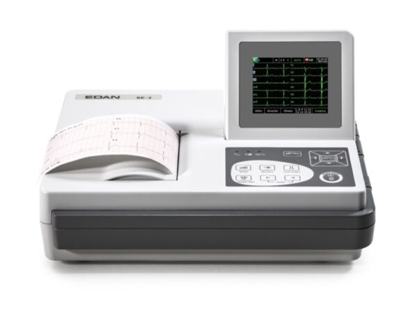 Edan Elettrocardiografo SE-3 a Colori 3 Canali con Monitor LCD e Interpretazione