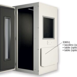 Cabina Audiometrica Pro 28 Premium 96x96x197 cm Ventilazione e Porta Finestrata - 1