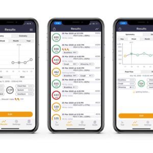 Mir Smart One Spirometro per Picco di Flusso e FEV1 - 2 pezzi - 3