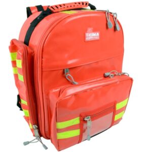 Zaino per Emergenza Gima 12 in PVC Rosso Completo - 1