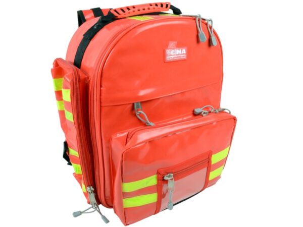Zaino per Emergenza Gima 12 in PVC Rosso Completo