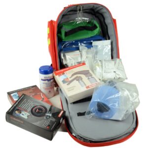 Zaino per Emergenza Gima 12 in PVC Rosso Completo - 2