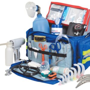Kit Emergenza Pronto Soccorso Completo in Borsa Poliestere 600D Blu - 1
