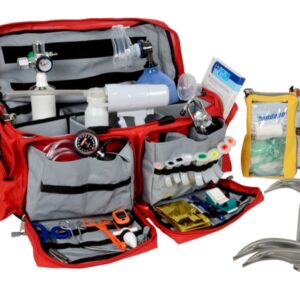 Kit Emergenza Pronto Soccorso GIMA 7 Completo in Borsa Poliestere 600D Rossa
