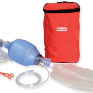 Kit Pallone Rianimatore Monouso in PVC per Adulti 1600 ml con Mascherina e Acces
