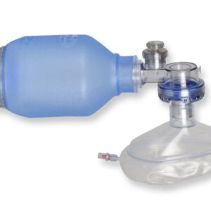 Pallone Rianimazione in PVC Pediatrico 500 ml con Mascherina Monouso N°3 e Valvo - 1