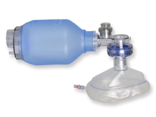 Pallone Rianimazione in PVC Pediatrico 500 ml con Mascherina Monouso N°3 e Valvo