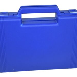 Cassetta Portastrumenti in Plastica Blu Vuota senza Spugna 235x195x45 mm - 50 pz - 3