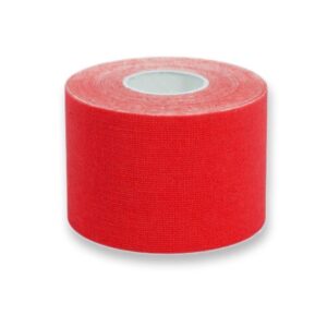Taping Kinesiologico Standard 5 m x 5 cm Spessore 0,48 mm - Rosso - 40 pezzi - 1