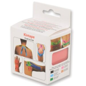 Taping Kinesiologico Standard 5 m x 5 cm Spessore 0,48 mm - Rosso - 40 pezzi - 3