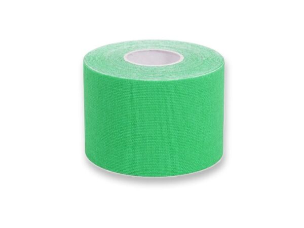 Taping Kinesiologico Standard 5 m x 5 cm Spessore 0,48 mm Verde - 40 pezzi