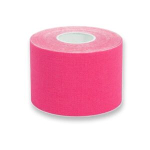 Taping Kinesiologico Standard 5 m x 5 cm Rosa Spessore 0,48 mm - 40 pezzi - 1