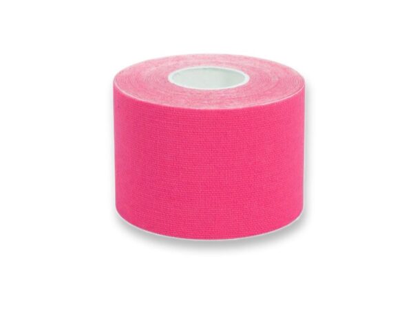 Taping Kinesiologico Standard 5 m x 5 cm Rosa Spessore 0,48 mm - 40 pezzi