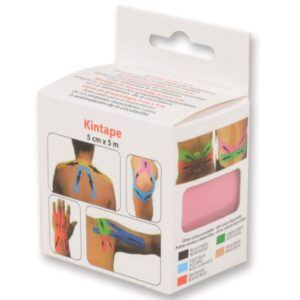 Taping Kinesiologico Standard 5 m x 5 cm Rosa Spessore 0,48 mm - 40 pezzi - 3