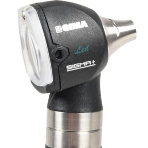 Otoscopio F.O. Sigma LED 2,5V Impugnatura Standard Nero - 2 pezzi - 2
