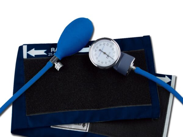 Sfigmomanometro Aneroide Yton Latex Free con Bracciale Blu - 12 pezzi