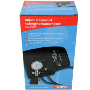 Sfigmomanometro Minor-2 a 2 Tubi con Bracciale in Nylon Nero a Velcro - 5 pezzi - 3