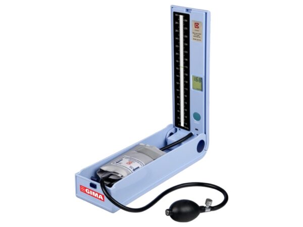 Sfigmomanometro senza Mercurio con Display LED da Tavolo Azzurro - 4 pezzi