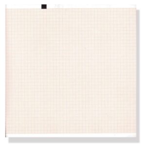 Carta Termica ECG 210x280 mmxm x 200 Griglia Arancio per Cardioline - 10 pz