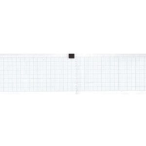 Carta Termica ECG 50x30 mmxm Rotolo Griglia Blu, Cardiette - 80 rotoli - 1
