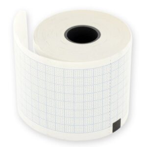 Carta Termica ECG 50x30 mmxm Rotolo Griglia Blu, Cardiette - 80 rotoli - 2
