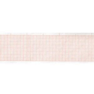 Carta Termica per ECG 50x30 mm/m Rotolo Griglia Arancio Phenol Free - 100 rotoli