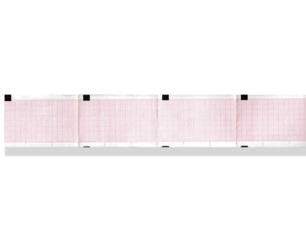 Carta Termica ECG 50x75 mm x 400 Griglia Arancio, Fukuda Denshi - 60 pz