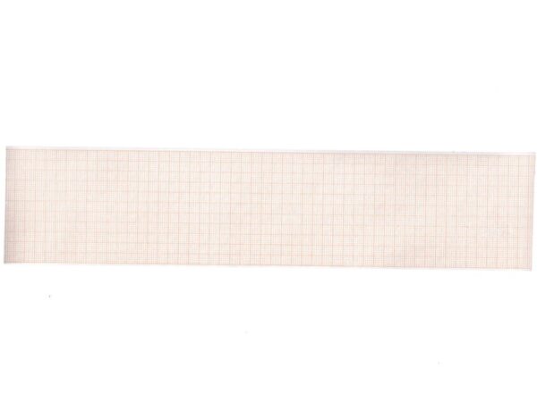 Carta Termica per ECG 58x25 mmxm Rotolo Griglia Arancio Phenol Free - 80 rotoli