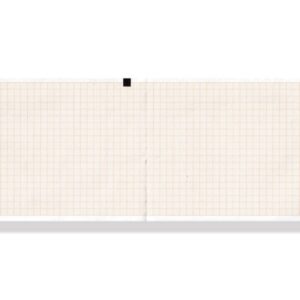Carta Termica per ECG 110x140 mm Griglia Arancio Phenol Free - 50 pezzi