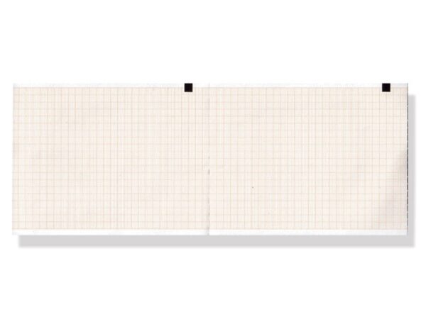 Carta Termica per ECG 110x140 mm Griglia Arancio Phenol Free - 50 pezzi