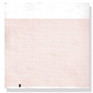 Carta Termica per ECG 210x300 mm Griglia Arancio Phenol Free - 8 pezzi