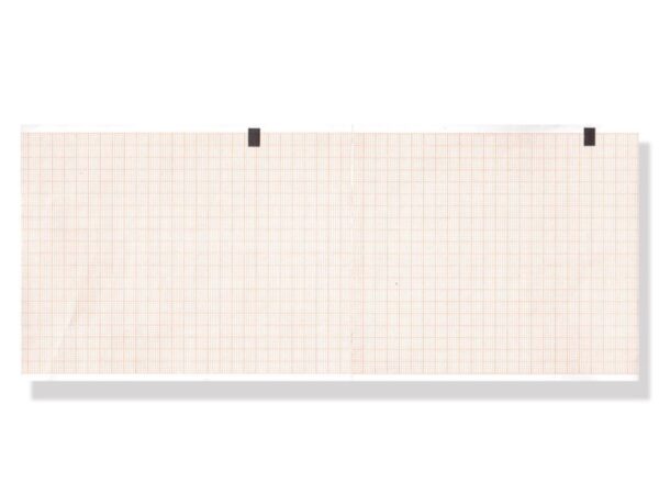 Carta Termica per ECG 108x140 mm Griglia Arancio Phenol Free - 50 pezzi