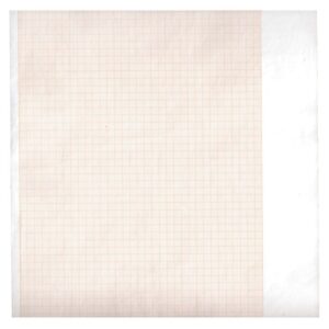 Carta Termica per ECG 210x20 mm Rotolo Griglia Arancio Phenol Free - 25 rotoli