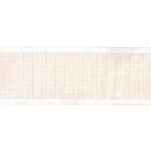 Carta Termica ECG 63x30 mm Carewell, Griglia Arancio Phenol Free - 80 rotoli