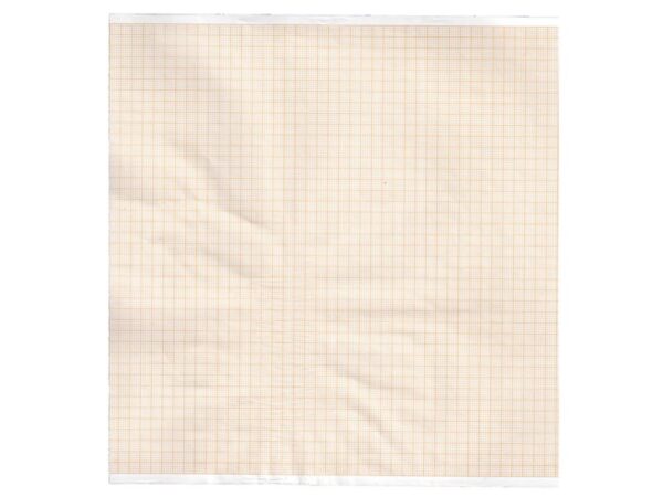 Carta Termica per ECG 210x30 mm Rotolo Griglia Arancio Compatibile Trismed - 25