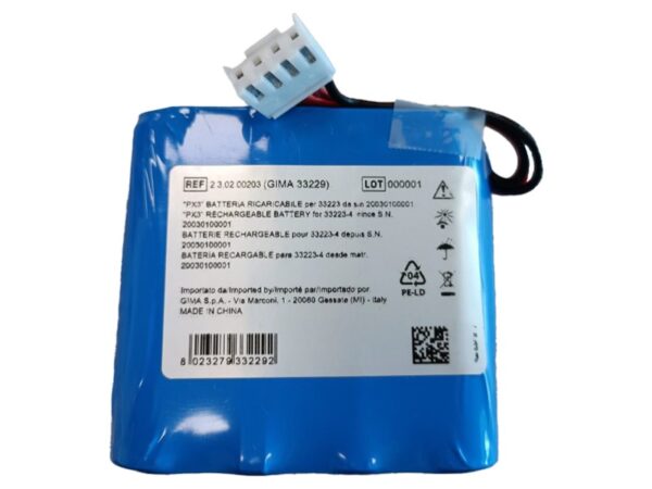 Batteria Ricaricabile per Elettrocardiografo 33223 da s/n 20030100001 - 2 pezzi