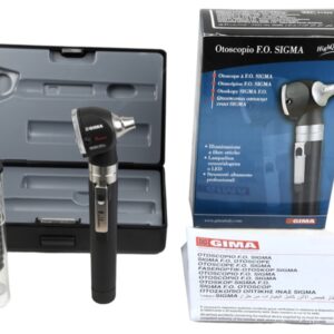 Otoscopio F.O. Sigma 2,5V Xenon/Alogeno in Astuccio Rigido Nero - 3 pezzi - 2
