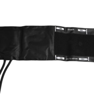 Bracciale Sfigmomanometro Adulti 2 Tubi Polmone Nylon Nero 49x15 cm - 30 pz - 2
