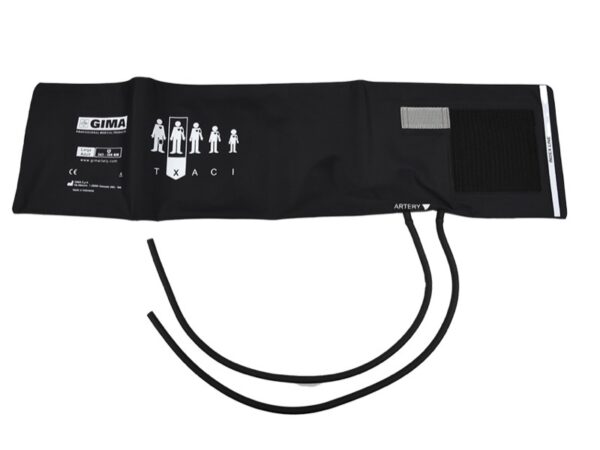 Bracciale per Sfigmomanometro Pezzo Unico Adulti Large a 2 Tubi in Nylon Latex F