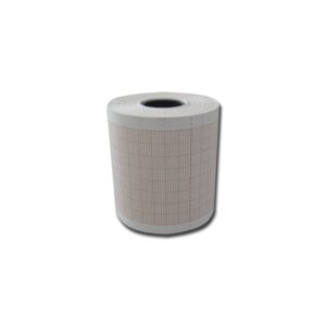 Carta Termica per ECG 50x25 mmxm Rotolo Griglia Arancio - 100 rotoli - 1