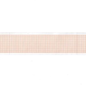 Carta Termica per ECG 50x25 mmxm Rotolo Griglia Arancio - 100 rotoli - 2