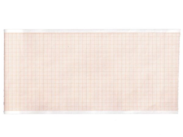 Carta Termica per ECG 110x20 mmxm Rotolo Griglia Arancio Phenol Free - 60 rotoli
