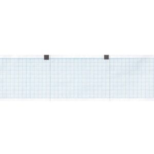 Carta Termica per ECG 60x15 mm/m Rotolo Griglia Blu Phenol Free - 100 rotoli