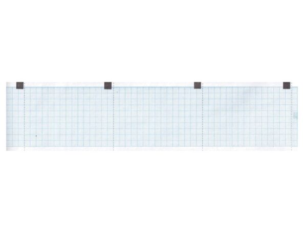 Carta Termica per ECG 60x15 mm/m Rotolo Griglia Blu Phenol Free - 100 rotoli