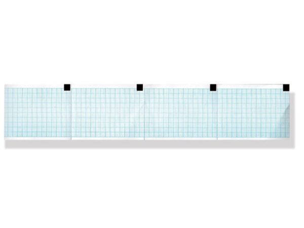 Carta Termica per ECG 60x75 mm x 250 Fogli Griglia Blu Phenol Free - 75 pacchi