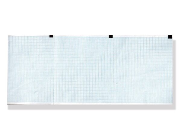 Carta Termica ECG 120x100 mm x 300 Griglia Blu Elettronica Trentina Cardiette -